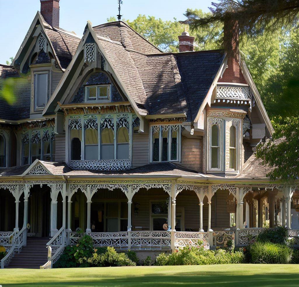Una encantadora casa de campo de estilo victoriano